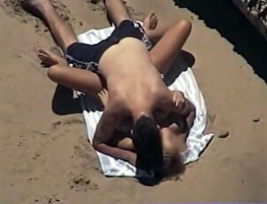 Explicit hookup on remote beaches flick compilation